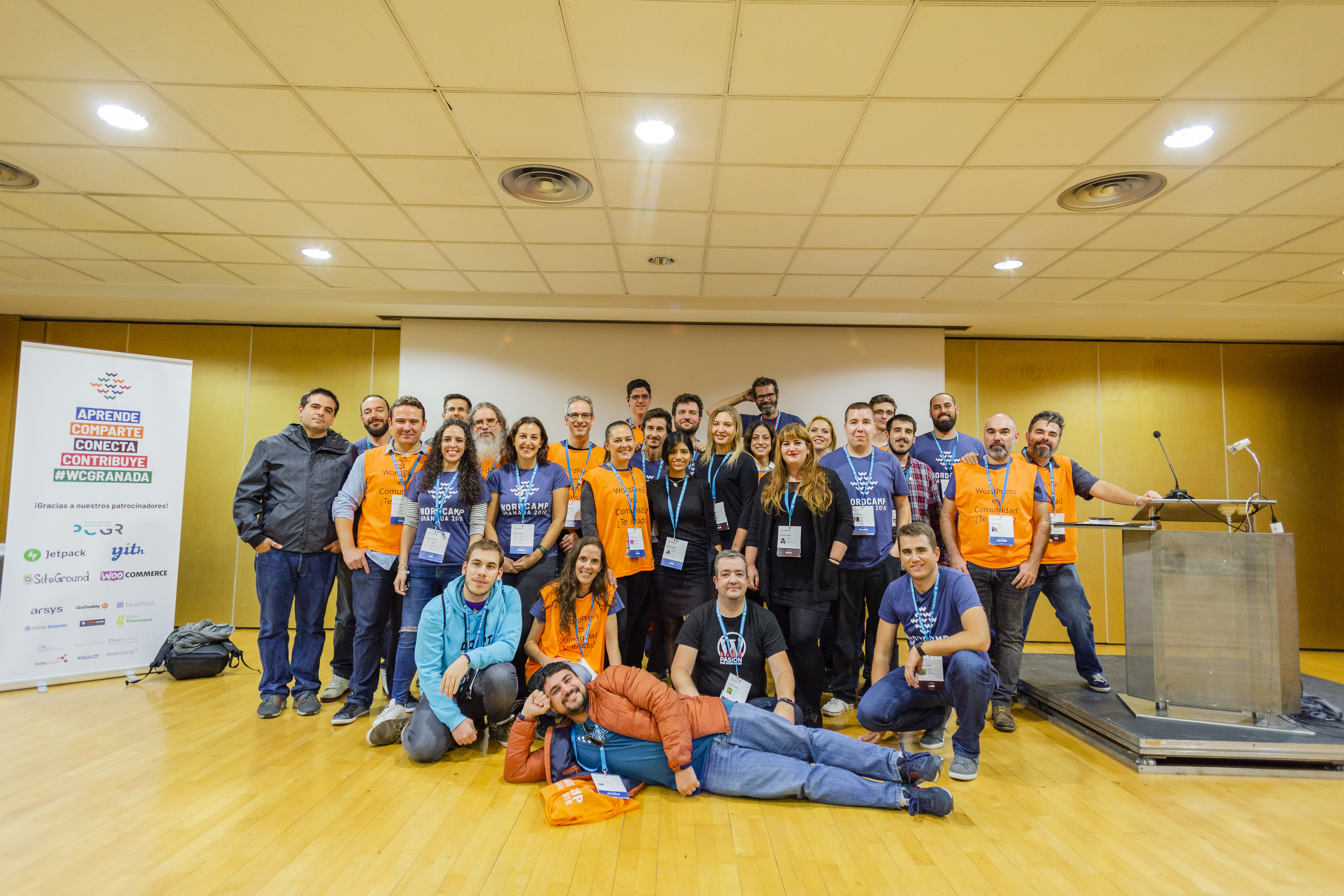 Voluntarios WordCamp Granada 2018